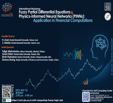 کارگاه بینالمللی معادلات دیفرانسیل جزئی فازی و شبکههای عصبی مبتنی بر فیزیک (PINN): کاربرد در محاسبات مالی،